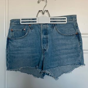 Like New Levi Jean Shorts 501 with Button Fly
